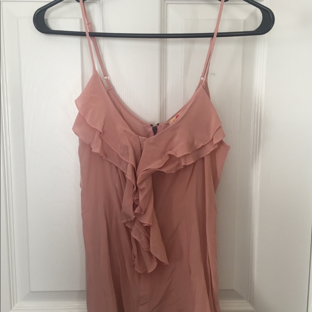 Forever21 blush chiffon tank